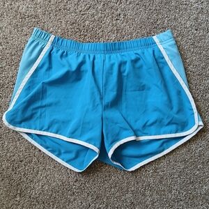 🧚‍♀️Aspire Women's Blue Mesh Panel Athletic Running Shorts | Medium